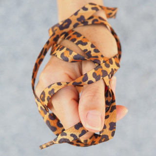 Cheetah shoelaces