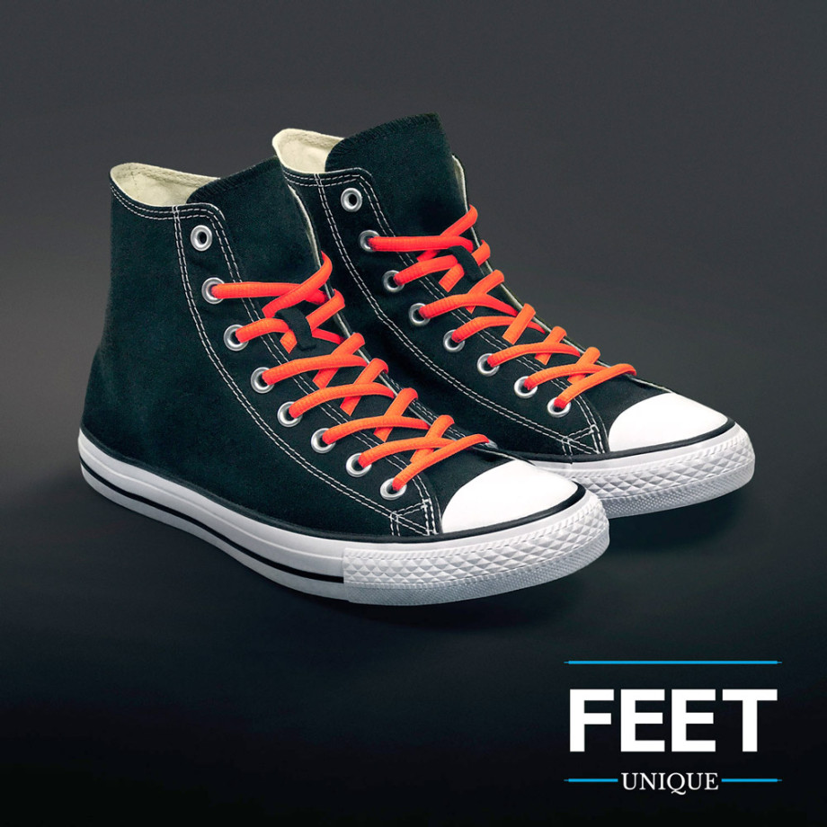 Bright orange shop shoe laces