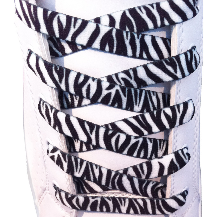 Fancy Zebra 46 inches Shoe Strings!!!!! 