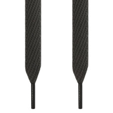 Extra wide dark gray shoelaces