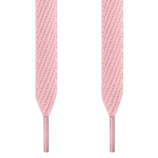 Extra wide pink shoelaces