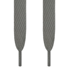 Super wide dark gray shoelaces