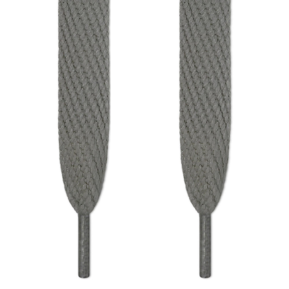 gray shoelaces flat