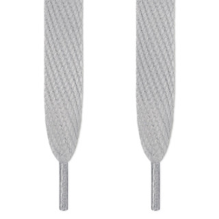 Super wide light gray shoelaces