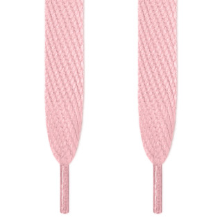 Super wide pink shoelaces