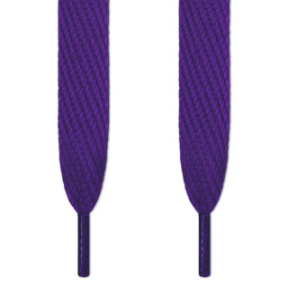 Super wide purple shoelaces