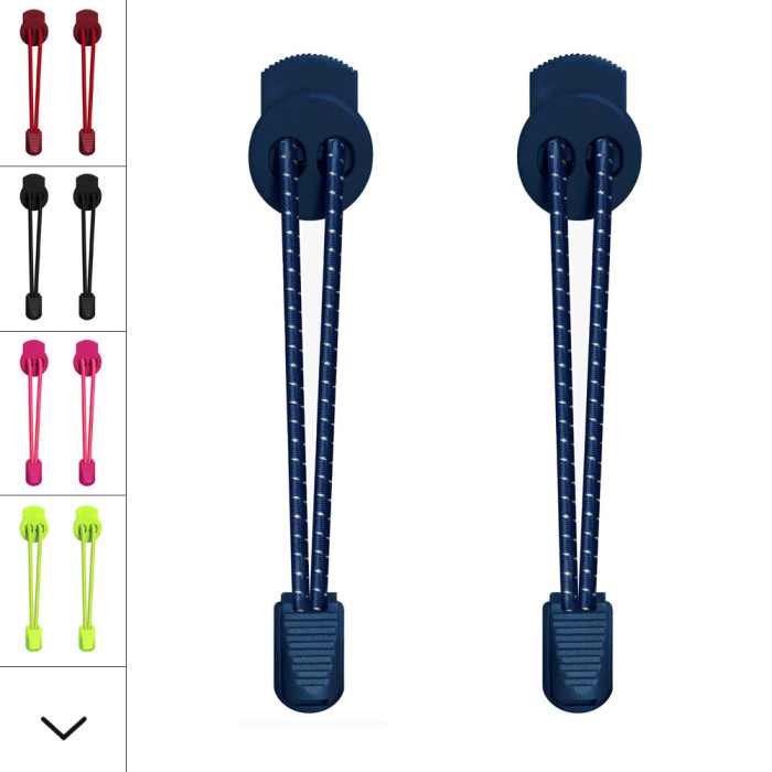 Navy elastic laces hotsell
