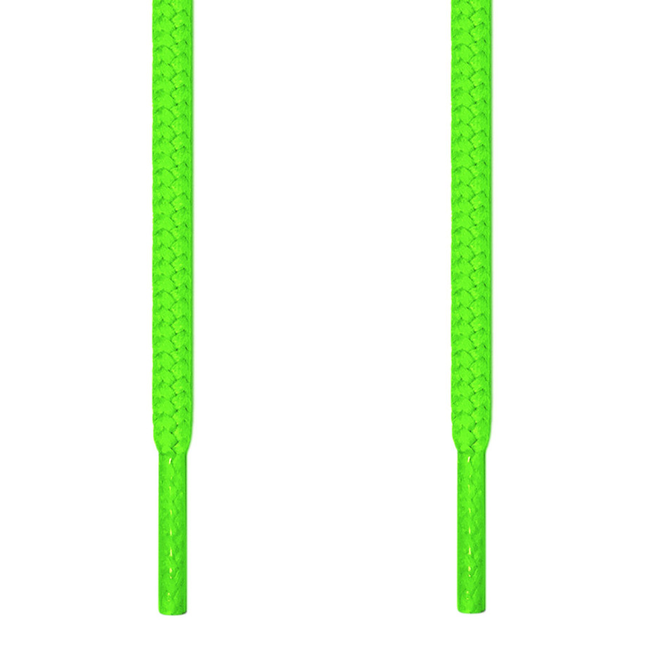 Round Neon Green Shoelaces ← Excellent 