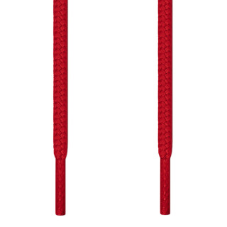Round red shoelaces
