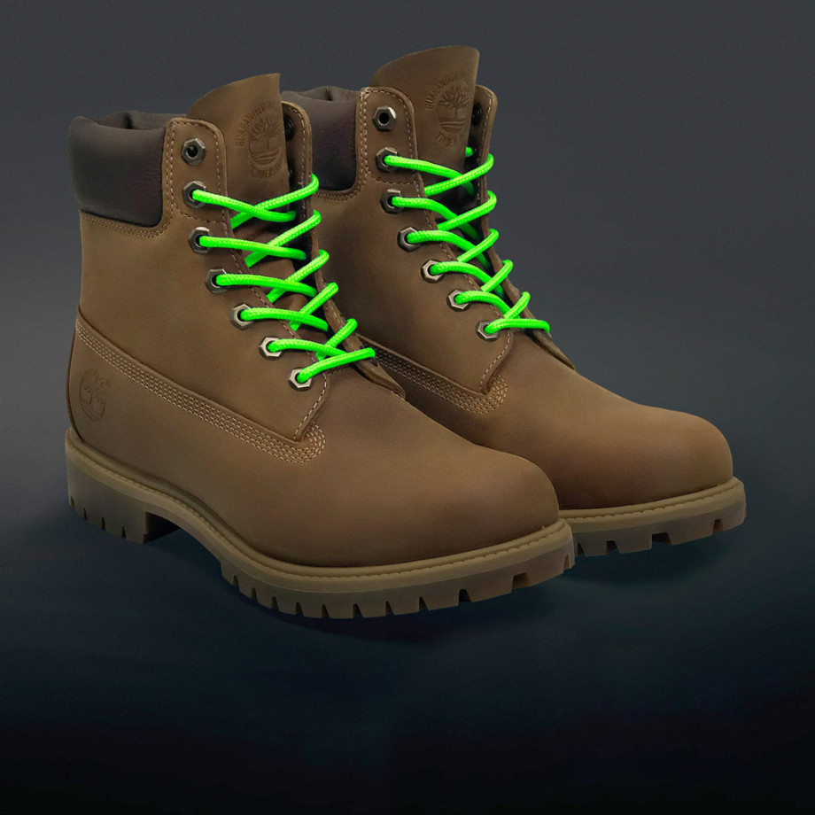 green timberland laces