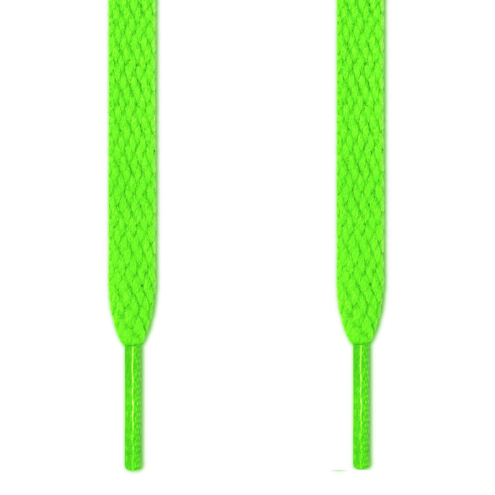 bright green shoelaces