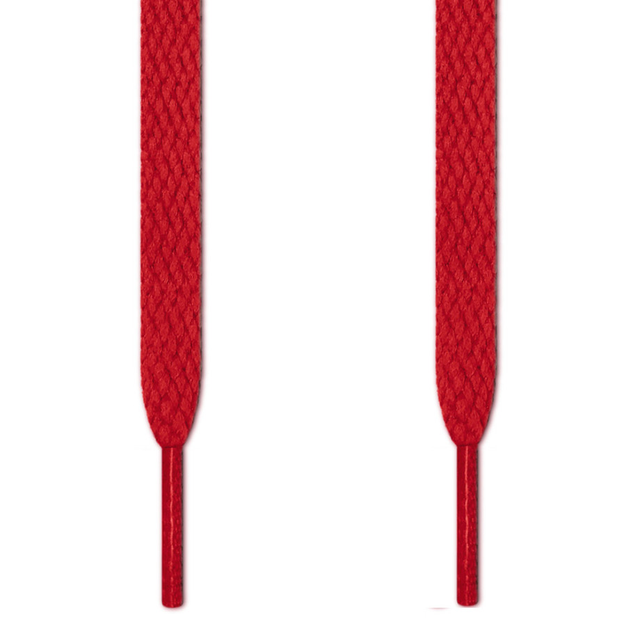 flat red boot laces