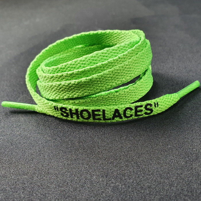 Green OFF-WHITE Shoelaces