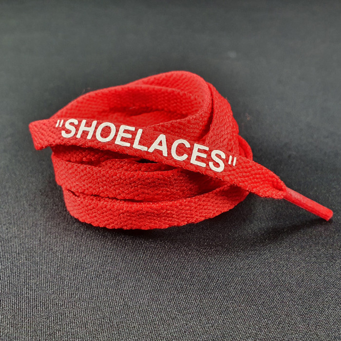 Red OFF-WHITE Shoelaces