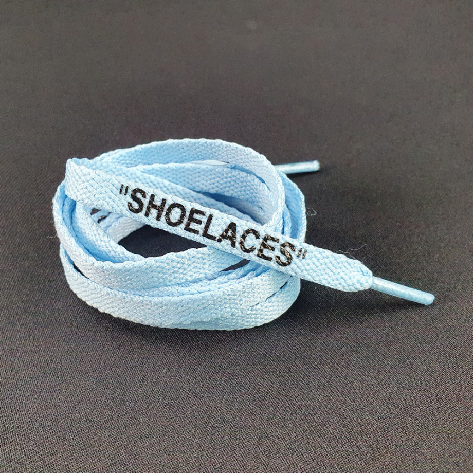 dronken poeder Vegen University Blue OFF-WHITE Shoelaces to renew your favorite Nike shoes!