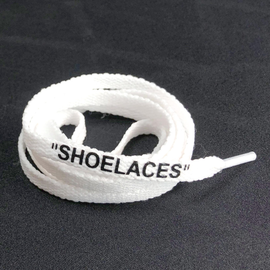 Black Off-White SHOELACES