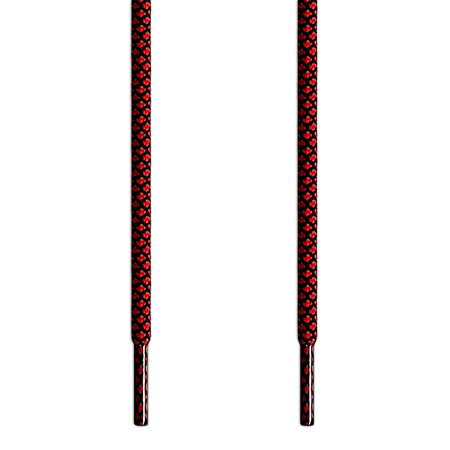 Red/Black LV Rope Laces