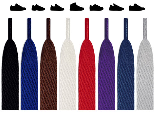 wide shoelaces for sneakers